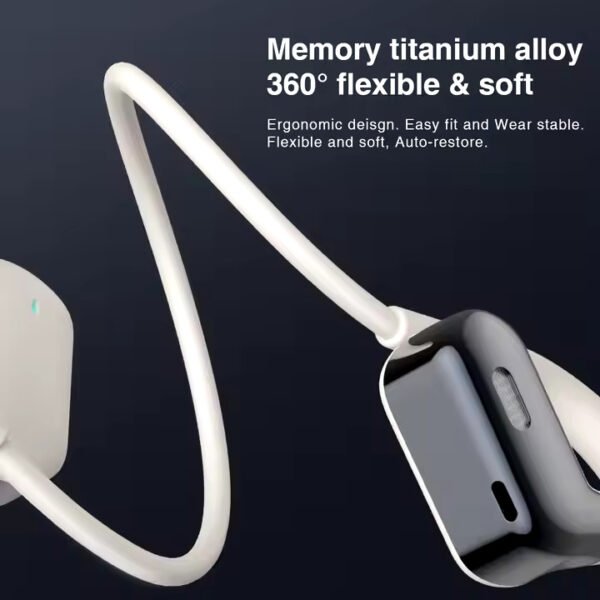 Wireless on-ear Earphones - with charging case - Bluetooth Earphones - Suitable for Apple and Android - Touch Control Open Ear waterproof earphones Earphones