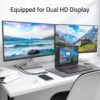 Type C Adapter - 4-in-1 USB-C naar 2X 4k HDMI