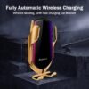 Car Phone Holder with Wireless Charger and Car Mount-360 Degree Rotation with Infrared - Smartphone holder with wireless charging