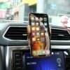 Car Phone Holder with Wireless Charger and Car Mount-360 Degree Rotation with Infrared - Smartphone holder with wireless charging