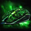 Gaming muis, mouse, RGB verlichting, 6 Knoppen