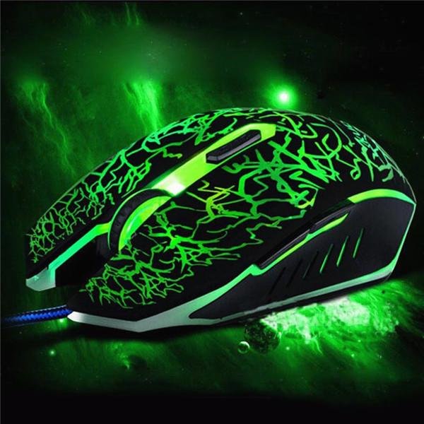 Gaming muis, mouse, RGB verlichting, 6 Knoppen