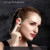 Wireless on-ear Earphones - with charging case - Bluetooth Earphones - Suitable for Apple and Android - Touch Control Open Ear waterproof earphones Earphones