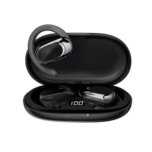 Wireless on-ear Earphones - with charging case - Bluetooth Earphones - Suitable for Apple and Android - Touch Control Open Ear waterproof sports earphones Earphones