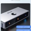 HDMI Switch - 2-in-1 Out / 1-in-2 Out – Bi-directional – Supports 4K-60Hz, 1080p-120Hz