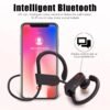 Sports Ear hook Earphone sweat-Proof Waterproof Bluetooth 5.3 Stereo Earbuds – Secure Fit for Sports & Gym