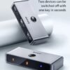 HDMI Switch - 2-in-1 Out / 1-in-2 Out – Bi-directional – Supports 4K-60Hz, 1080p-120Hz