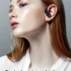 Anti-Fall Sport Earphones with Secure Hooks & 15h Long Battery Life for Active Use