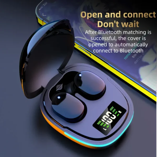Sports Ear hook Earphone sweat-Proof Waterproof Bluetooth 5.3 Stereo Earbuds – Secure Fit for Sports & Gym (Copy)