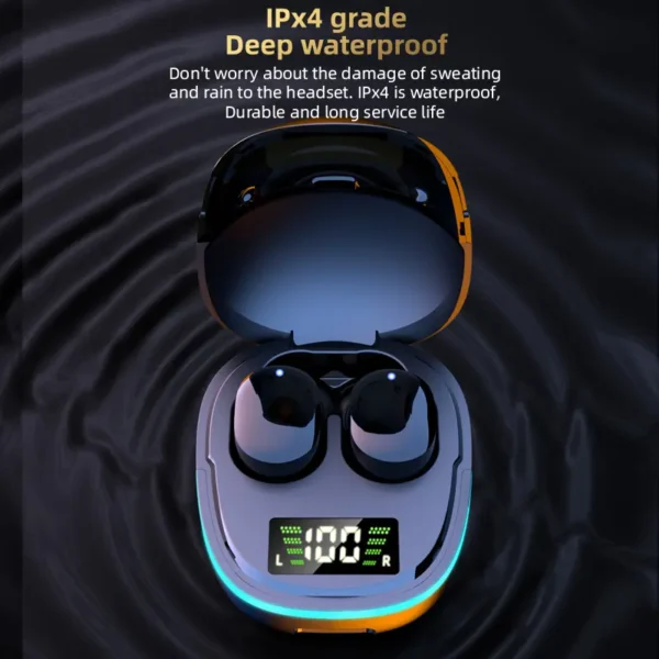 Sports Ear hook Earphone sweat-Proof Waterproof Bluetooth 5.3 Stereo Earbuds – Secure Fit for Sports & Gym (Copy)