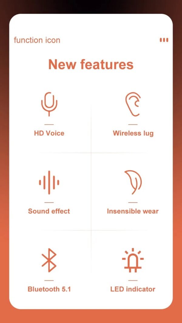 Anti-Fall Sport Earphones with Secure Hooks & 15h Long Battery Life for Active Use