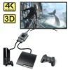 HDMI Switch - 2-in-1 Out / 1-in-2 Out – Bi-directional – Supports 4K-60Hz, 1080p-120Hz