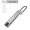 Docking Station with HDMI 4K- USB C HUB 8 in 1
