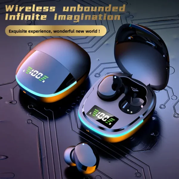 Sports Ear hook Earphone sweat-Proof Waterproof Bluetooth 5.3 Stereo Earbuds – Secure Fit for Sports & Gym (Copy)