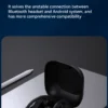 Anti-Fall Sport Earphones with Secure Hooks & 15h Long Battery Life for Active Use