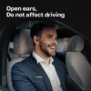 Wireless on-ear headphones with detachable microphone - Open Ear sports headphones - Bluetooth headphones