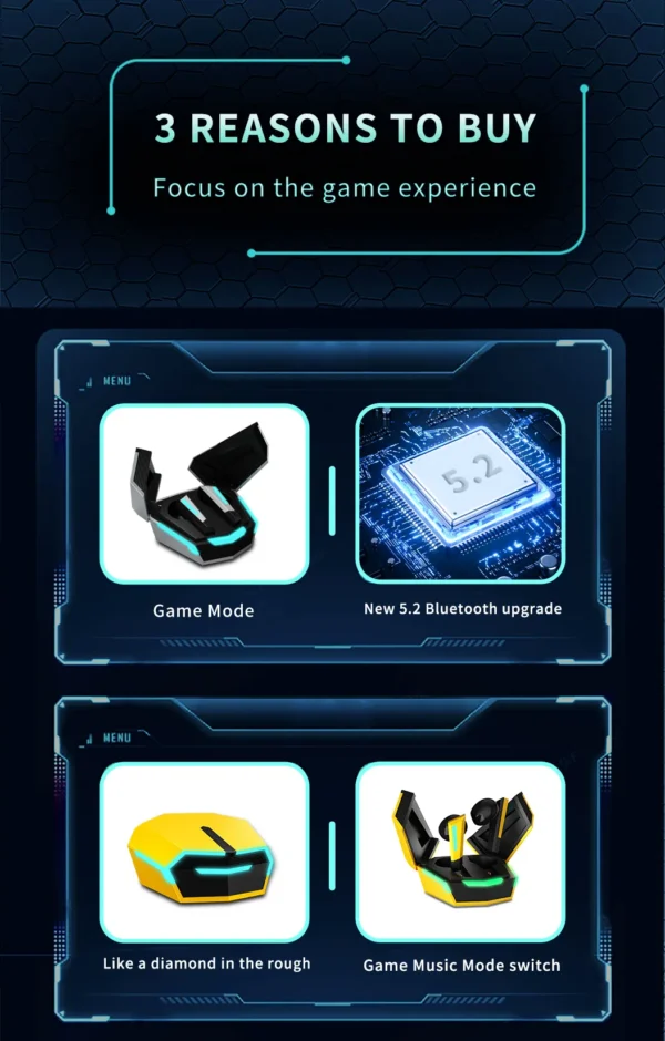 Gaming earbuds