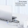 12-in-1 USB-C Hub Adapter - USB C Docking Station with Dual HDMI