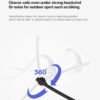 Wireless on-ear headphones with detachable microphone - Open Ear sports headphones - Bluetooth headphones