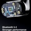 Wireless on-ear Earphones - with charging case - Bluetooth Earphones - Suitable for Apple and Android - Touch Control Open Ear waterproof earphones Earphones