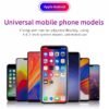 Car Phone Holder with Wireless Charger and Car Mount-360 Degree Rotation with Infrared - Smartphone holder with wireless charging