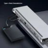 12-in-1 USB-C Hub Adapter - USB C Docking Station with Dual HDMI