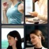 Wireless on-ear Earphones - with charging case - Bluetooth Earphones - Suitable for Apple and Android - Touch Control Open Ear waterproof earphones Earphones