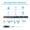 Macbook Pro/Air Docking Station with HDMI 4K - USB-C Hub with 4K HDMI, USB 3.0 and SD Card Reader - Docking Station - 7 in 1