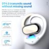 Wireless on-ear Earphones - with charging case - Bluetooth Earphones - Suitable for Apple and Android - Touch Control Open Ear waterproof sports earphones Earphones