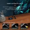 Bluetooth Receiver + Transmitter 2 In 1, Bluetooth adapter, connect to two devices, with display
