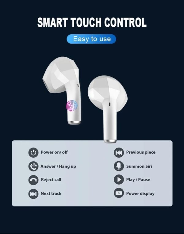 Wireless Bluetooth in-ear earphones