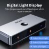 HDMI Switch - 2-in-1 Out / 1-in-2 Out – Bi-directional – Supports 4K-60Hz, 1080p-120Hz