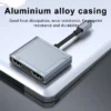 Type C Adapter - USB-C to 2X HDMI - 4K DUAL HDMI HUB - HDMI adapter for Apple Macbook Windows - USB C to Dual HDMI - 4K@60hz/30hz - Dual HDMI