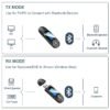 Bluetooth Receiver + Transmitter 2 In 1, Bluetooth adapter, connect to two devices, with display