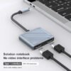Type C Adapter - USB-C to 2X HDMI - 4K DUAL HDMI HUB - HDMI adapter for Apple Macbook Windows - USB C to Dual HDMI - 4K@60hz/30hz - Dual HDMI