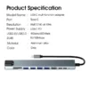 Docking Station with HDMI 4K- USB C HUB 10 in 1
