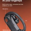 Anti-Fall Sport Earphones with Secure Hooks & 15h Long Battery Life for Active Use