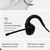 Wireless on-ear headphones with microphone