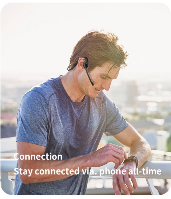 Wireless on-ear headphones with microphone