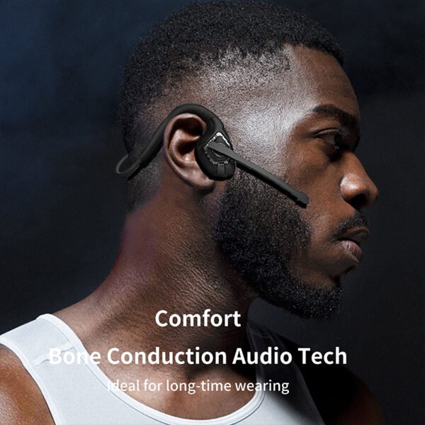 Wireless on-ear headphones with microphone