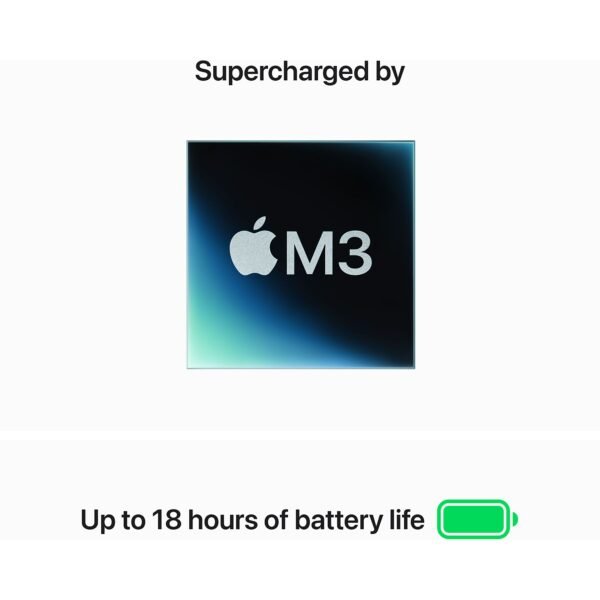 MacBook Air 13 2024 M3 /8 Ram /256 SSD/ 100% batterij/ 5 cycli